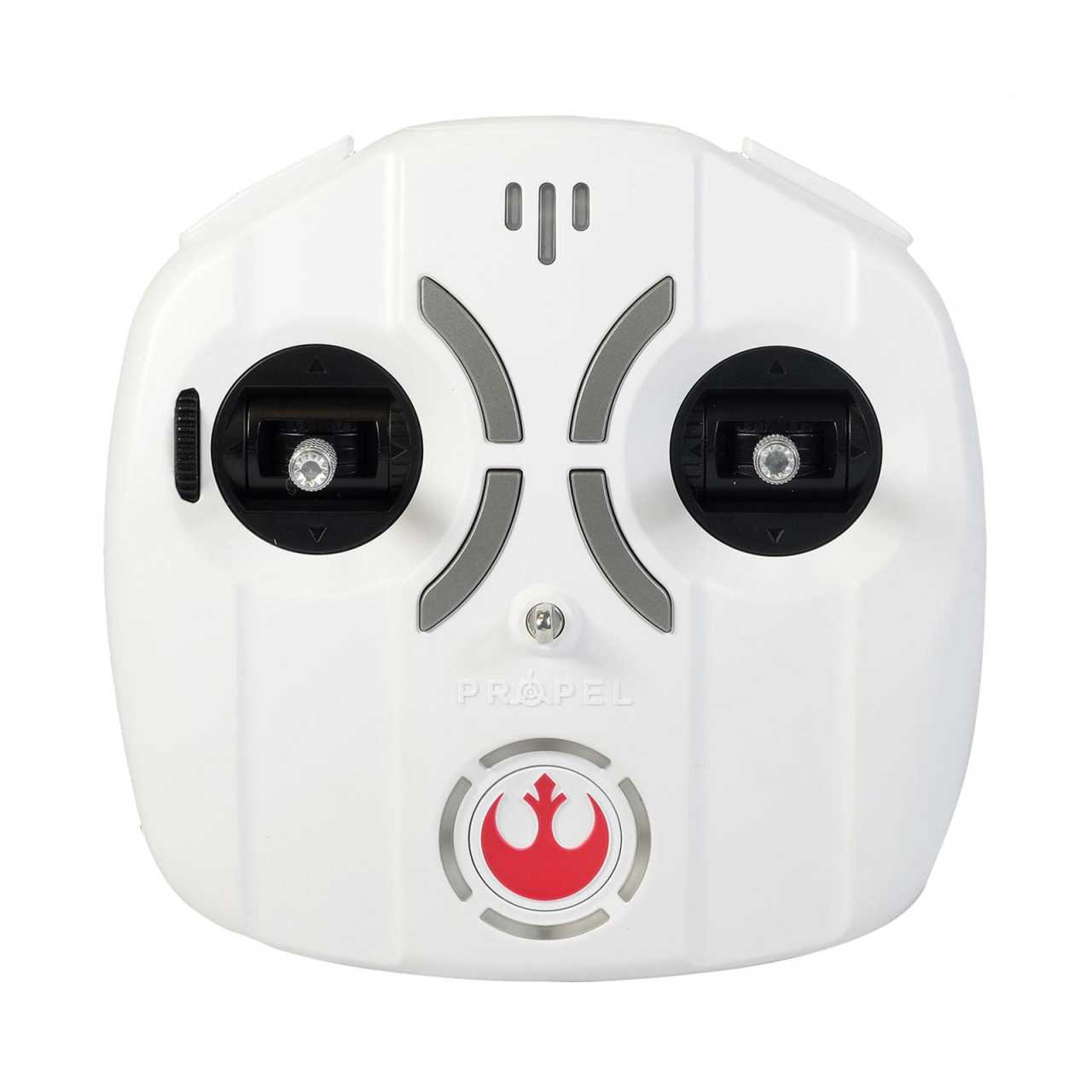 Propel Star Wars Controller mit Dual 25 GHz Transmitter Weiss für X-Wing T-65 Drone von Propel