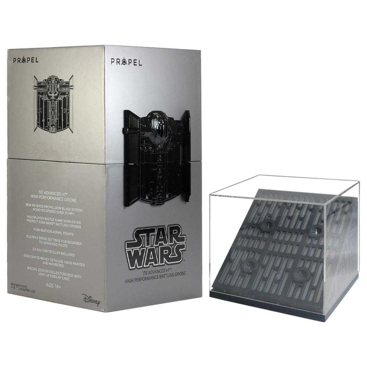 Propel Star Wars Vitrine mit Sammelbox für Tie Advanced X1 Drohne B-Ware von Propel