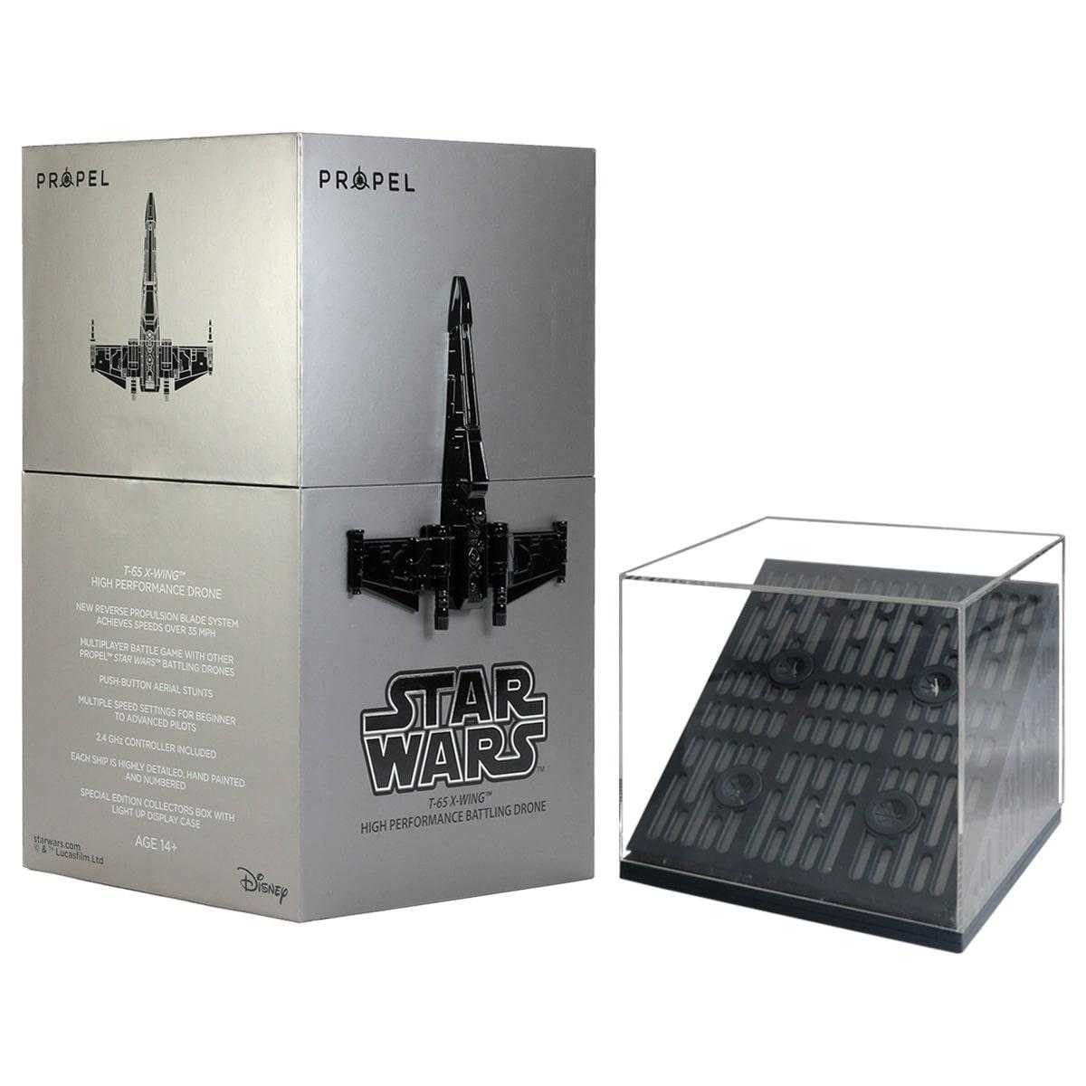 Propel Star Wars Vitrine mit Sammelbox für X-Wing T-65 Drohne B-Ware von Propel