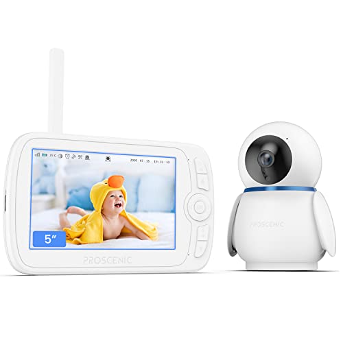 Proscenic BM300 Babyphone, 1,5 m HD-Video-Babyphone mit 1080P-Kamera, intelligenter Babyphone mit Nachtsicht, VOX-Modus, Temperatursensor, 3600 mAh Akku, 300 m Übertragungsreichweite Proscenic BM300 Babyphone, 1,5 m HD-Video-Babyphone mit 1080P-Kamera, intelligenter Babyphone mit Nachtsicht, VOX-Modus, Temperatursensor, 3600 mAh Akku, 300 m Übertragungsreichweite von Proscenic