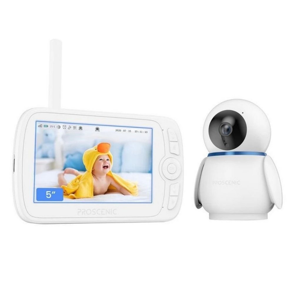 Proscenic Video-Babyphone Proscenic 300 WLAN Kamera - 1080P Nachtsicht SD- Kartenoption, Weiß von Proscenic