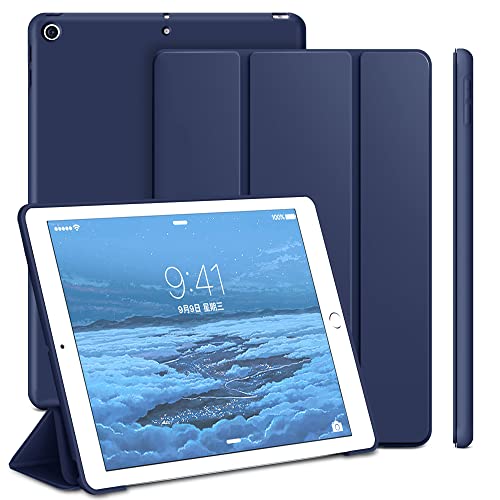 ProtUTab iPad-Hülle 10.2, Auto Wake & Sleep iPad 9. Generation Hülle, Slim Trifold Stand Case for iPad 8th Generation (2020) & 7th Generation (2019), Leichte Smart Cover Hülle für iPad 10.2, Blau von ProtUTab