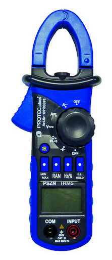 PSZN TRMS Stromzange 600V AC DC TRMS von Protec.Class
