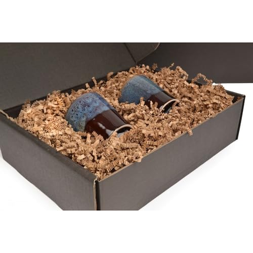 Geschreddertes Kraftpapier Premium 1kg - braune Farbe - Füllmaterial für Versand Kartons Geschenke - Stroh für Pakete - umweltfreundlicher Transportschutz Verpackungsmaterial von ProtectBOX+