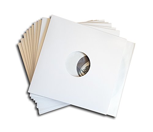 LP Schallplatten Cover Mittelloch weiß Protected (25 Stück) von Protected
