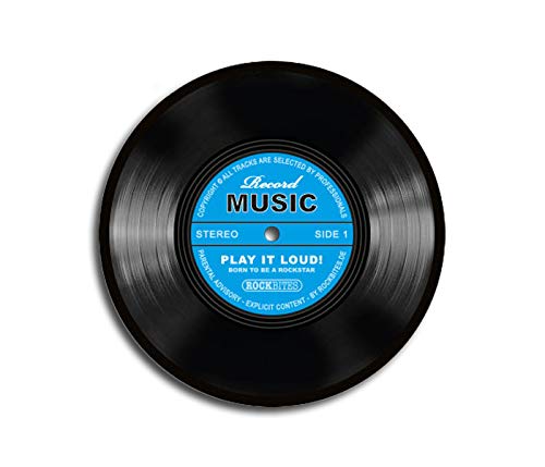 Protected Mousepad - Record Music - blau von Protected