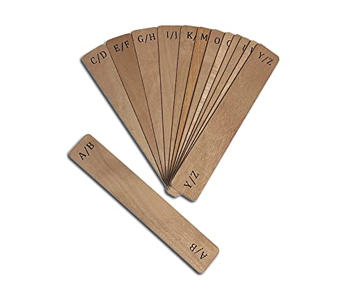 Protected Schallplatten Register Holz Set von Protected