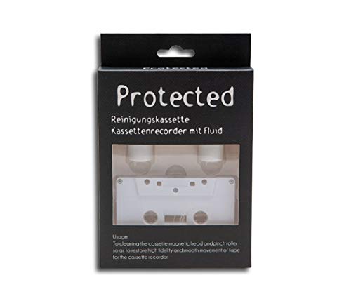 Reinigungskassette Kassettenrecorder Protected mit Reinigungsfluid von Protected