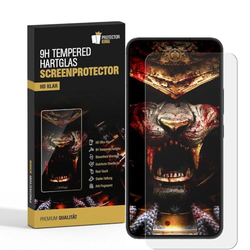 Protectorking 9H Panzerhartglas für Samsung Galaxy S23, Galaxy S23 FE, Galaxy S23 Plus, Galaxy S23 Ultra HD KLAR (2 Stück, Für Samsung Galaxy S23 FE) von Protectorking