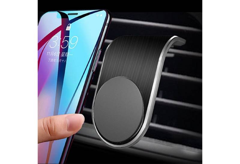 Protectorking Displayschutzfolie Auto Magnetisch Handyhalterung KFZ Lüftungsgitter Halterung Schwarz, Schutz. von Protectorking