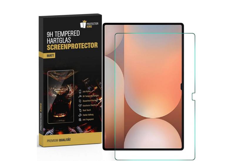 Protectorking Displayschutzfolie 3x 9H Panzerglas für Samsung Galaxy Tab S10 Plus Matt Anti-Reflex, 3-Stück, Anti-Reflex, matt, entspiegelt von Protectorking