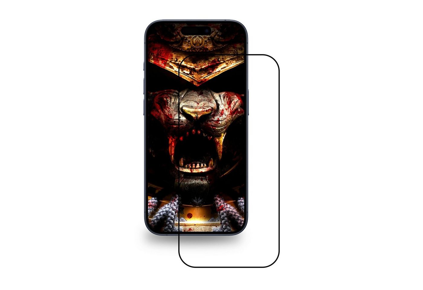 Protectorking Schutzfolie 1x Panzerkeramikglas für iPhone 15 3D KLAR Flexibler Displayschutz, (1-Stück), 3D-KLAR von Protectorking