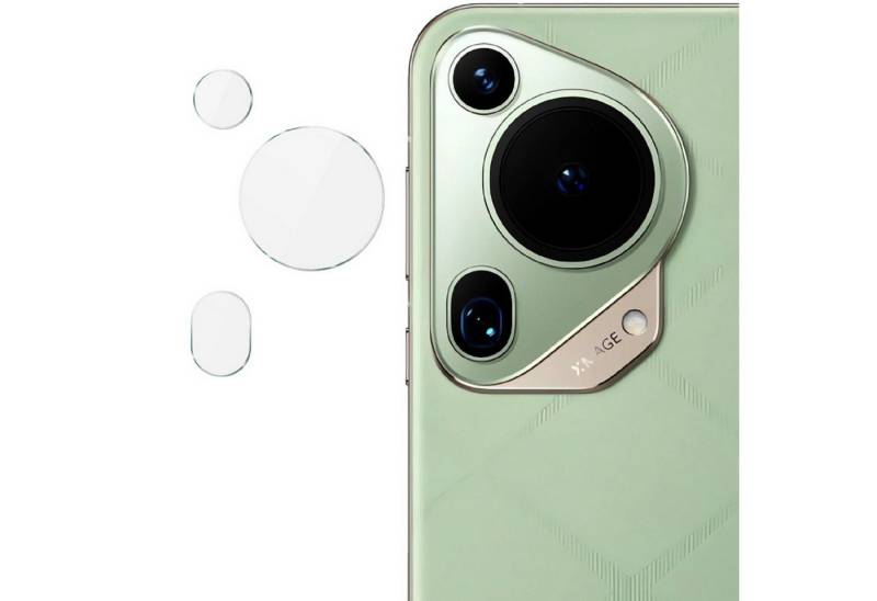 Protectorking Schutzfolie 2x 9H Kameraglas für Huawei Pura 70 Ultra 3D KLAR echtes Tempered, (2-Stück), Displayschutz, Schutzglas ECHTES TEMPERED 9H Panzerglas 3D-KLAR von Protectorking