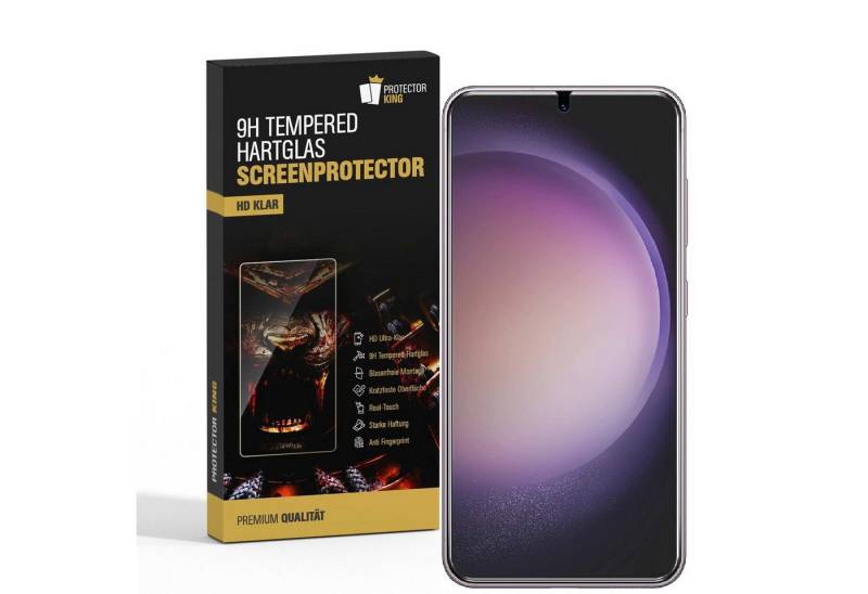 Protectorking Schutzfolie 2x 9H Panzerglas für Samsung Galaxy S25 Plus HD KLAR echtes Tempered, (2-Stück), echtes Tempered 9H Glass HD klar von Protectorking