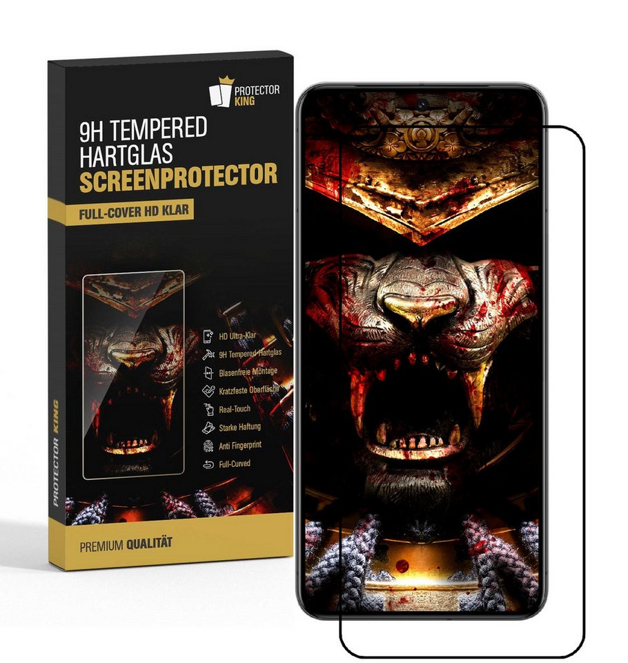 Protectorking Schutzfolie 4x 9H Panzerglas für Samsung Galaxy A36 5G FULL COVER HD KLAR echtes, (4-Stück), Displayschutzfolie, kratz- stoßfest-Anti-Fingerabdruck von Protectorking