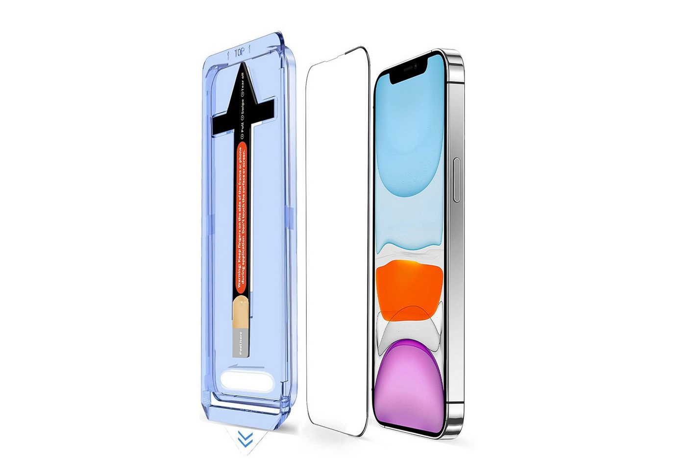 Protectorking Schutzfolie 5x 9H Panzerglas für iPhone 16e HD KLAR Montagehilfe echtes Tempered, (5-Stück), Staubfrei, Blassenfrei, Schmutzfreie Montage, Montagehilfe von Protectorking