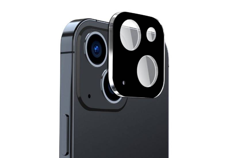 Protectorking Schutzfolie 5x Kamera 9H Panzerhartglas für iPhone 15 Plus 3D KLAR Schwarzes ECHTE, (5-Stück), Kameraschutzglas, Schutzglas Echtglas Tempered 9H Panzerglas 3D-KLAR von Protectorking