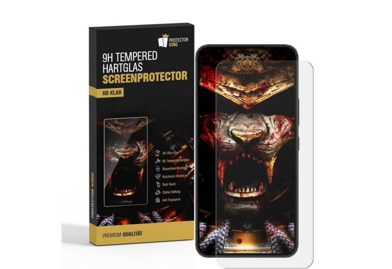 Protectorking Schutzfolie 6x 9H Panzerglas für Huawei Pura 70 3D KLAR echtes Tempered Glass, (6-Stück), Displayschutz, Schutzglas ECHTES TEMPERED 9H Panzerglas 3D-KLAR von Protectorking