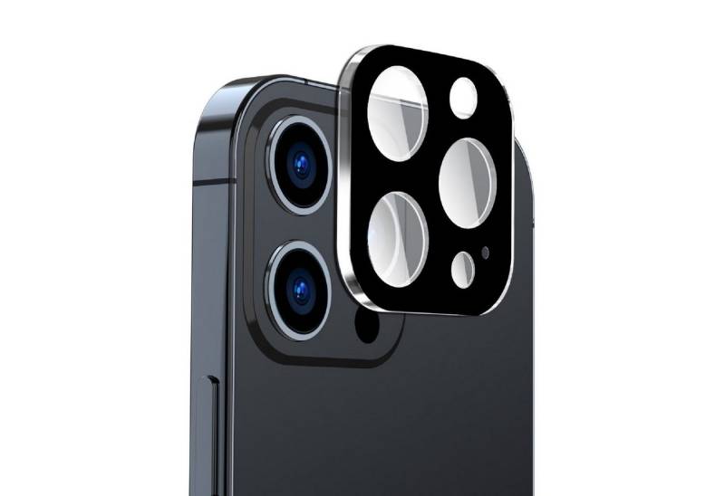 Protectorking Schutzfolie 6x Kamera 9H Panzerhartglas für iPhone 11 Pro 3D KLAR Schwarzes ECHTES, (6-Stück), Kameraschutzglas, Schutzglas Echtglas Tempered 9H Panzerglas 3D-KLAR von Protectorking