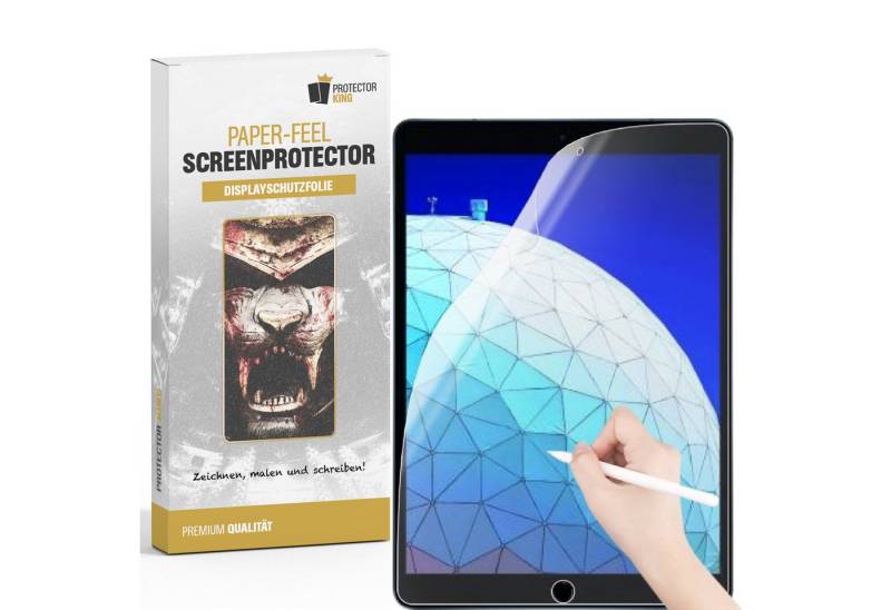 Protectorking Displayschutzfolie 6x Paperfeel für iPad Pro 10.5 2019 Displayschutz Schreiben Malen, 6-Stück, Tablet von Protectorking