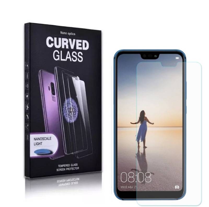 Protectorking Schutzfolie 6x UV-Liquid 9H Panzerglas für Huawei P20 Lite 3D KLAR echtes Tempered, (6-Stück), Displayschutzglas, Schutzglas Echtglas Tempered 9H Härte HD-KLAR von Protectorking