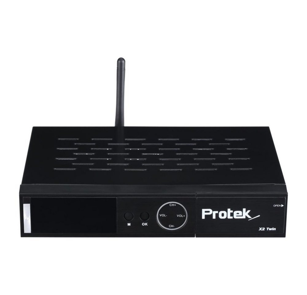 Protek X2 Twin 4K UHD E2 Linux 2x DVB-S2 Sat Satellitenreceiver Protek X2 Twin 4K UHD E2 Linux 2x DVB-S2 Sat Satellitenreceiver von Protek