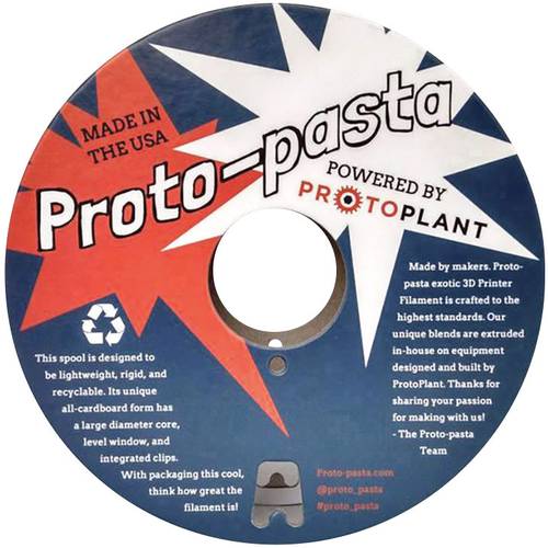 Proto-Pasta CDP12805 Protoplant Conductive PLA Filament PLA 2.85mm 500g Schwarz 1St. Proto-Pasta CDP12805 Protoplant Conductive PLA Filament PLA 2.85mm 500g Schwarz 1St. von Proto-Pasta