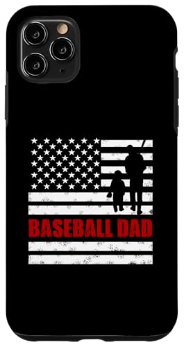 Stolzer Baseball Dad Amerikanische Flagge Sport Vatertag Hülle für iPhone 11 Pro Max von Proud Baseball Dad American Flag Sports