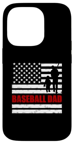 Stolzer Baseball Dad Amerikanische Flagge Sport Vatertag Hülle für iPhone 14 Pro von Proud Baseball Dad American Flag Sports