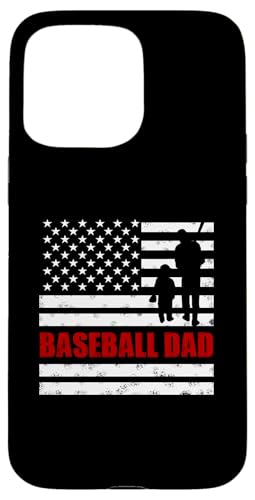 Stolzer Baseball Dad Amerikanische Flagge Sport Vatertag Hülle für iPhone 15 Pro Max von Proud Baseball Dad American Flag Sports