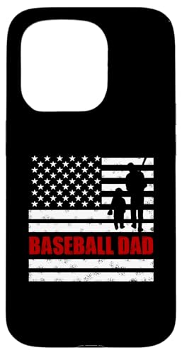 Stolzer Baseball Dad Amerikanische Flagge Sport Vatertag Hülle für iPhone 15 Pro von Proud Baseball Dad American Flag Sports