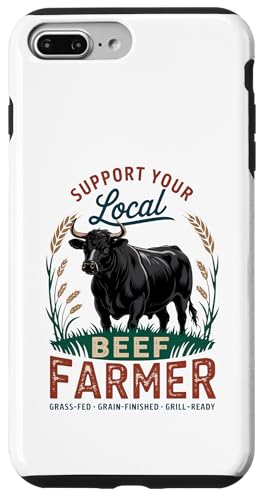 Stolzer Black Angus Lokaler Rinderbauer Hülle für iPhone 7 Plus/8 Plus von Proud Beef Ranger - Celebrate Rural Lifestyle