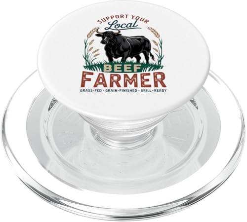 Stolzer Black Angus Lokaler Rinderbauer PopSockets PopGrip für MagSafe Stolzer Black Angus Lokaler Rinderbauer PopSockets PopGrip für MagSafe von Proud Beef Ranger - Celebrate Rural Lifestyle