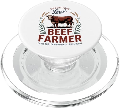 Stolzer lokaler Rinderbauer PopSockets PopGrip für MagSafe Stolzer lokaler Rinderbauer PopSockets PopGrip für MagSafe von Proud Beef Ranger - Celebrate Rural Lifestyle