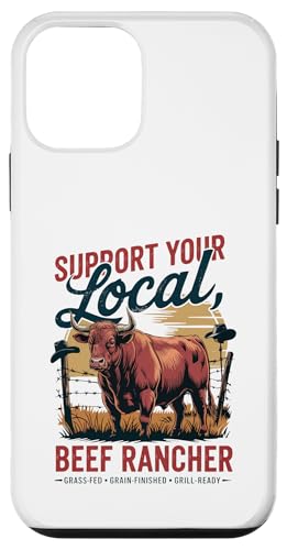 Unterstützen Sie Ihren lokalen Beef Rancher - Cowboy Hülle für iPhone 12 mini Unterstützen Sie Ihren lokalen Beef Rancher - Cowboy Hülle für iPhone 12 mini von Proud Beef Ranger - Celebrate Rural Lifestyle