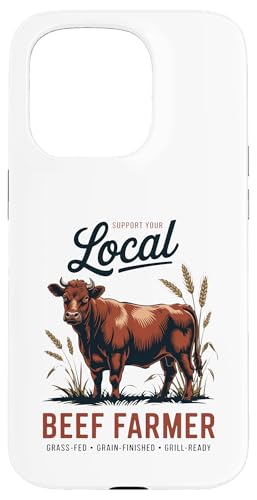 Unterstützen Sie Ihren lokalen Beef Rancher Hülle für iPhone 15 Pro Unterstützen Sie Ihren lokalen Beef Rancher Hülle für iPhone 15 Pro von Proud Beef Ranger - Celebrate Rural Lifestyle