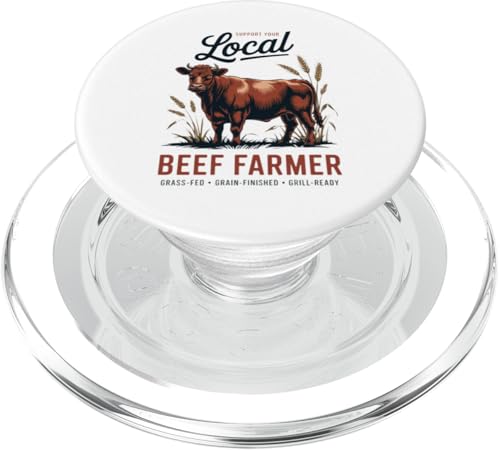 Unterstützen Sie Ihren lokalen Beef Rancher PopSockets PopGrip für MagSafe Unterstützen Sie Ihren lokalen Beef Rancher PopSockets PopGrip für MagSafe von Proud Beef Ranger - Celebrate Rural Lifestyle