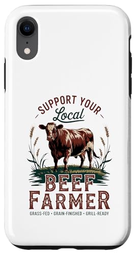 Unterstützen Sie Ihren lokalen Beef Rancher - Proud Beef Farmer Hülle für iPhone XR Unterstützen Sie Ihren lokalen Beef Rancher - Proud Beef Farmer Hülle für iPhone XR von Proud Beef Ranger - Celebrate Rural Lifestyle