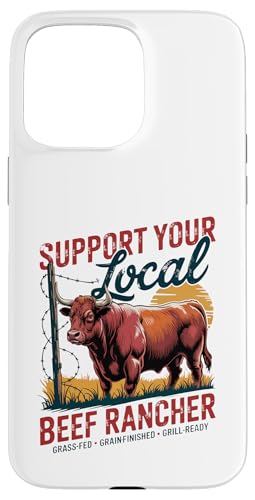 Unterstützen Sie Ihren lokalen Beef Rancher - Red Angus Hülle für iPhone 15 Pro Max Unterstützen Sie Ihren lokalen Beef Rancher - Red Angus Hülle für iPhone 15 Pro Max von Proud Beef Ranger - Celebrate Rural Lifestyle