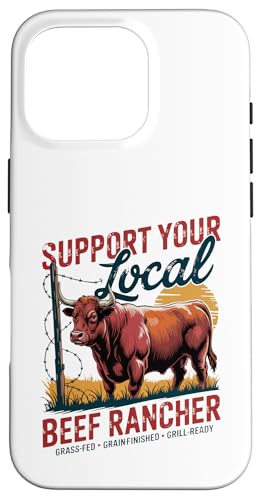 Unterstützen Sie Ihren lokalen Beef Rancher - Red Angus Hülle für iPhone 16 Pro Unterstützen Sie Ihren lokalen Beef Rancher - Red Angus Hülle für iPhone 16 Pro von Proud Beef Ranger - Celebrate Rural Lifestyle