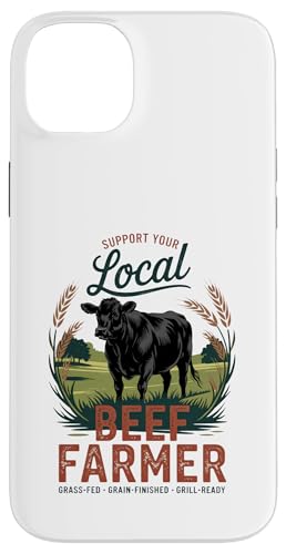 Unterstützen Sie Ihren lokalen Farmer – Black Angus Beef Rancher Hülle für iPhone 14 Plus von Proud Beef Ranger - Celebrate Rural Lifestyle