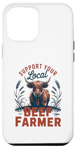 Unterstützen Sie Ihren lokalen Rinderbauer – Hochlandrinder Hülle für iPhone 12 Pro Max von Proud Beef Ranger - Celebrate Rural Lifestyle