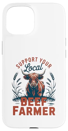 Unterstützen Sie Ihren lokalen Rinderbauer – Hochlandrinder Hülle für iPhone 15 Unterstützen Sie Ihren lokalen Rinderbauer – Hochlandrinder Hülle für iPhone 15 von Proud Beef Ranger - Celebrate Rural Lifestyle