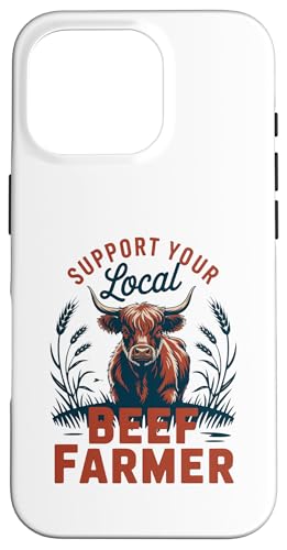 Unterstützen Sie Ihren lokalen Rinderbauer – Hochlandrinder Hülle für iPhone 16 Pro Unterstützen Sie Ihren lokalen Rinderbauer – Hochlandrinder Hülle für iPhone 16 Pro von Proud Beef Ranger - Celebrate Rural Lifestyle
