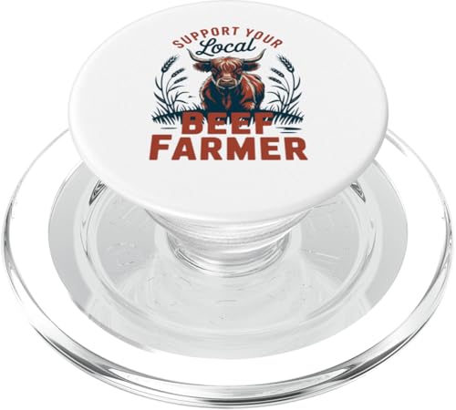 Unterstützen Sie Ihren lokalen Rinderbauer – Hochlandrinder PopSockets PopGrip für MagSafe Unterstützen Sie Ihren lokalen Rinderbauer – Hochlandrinder PopSockets PopGrip für MagSafe von Proud Beef Ranger - Celebrate Rural Lifestyle