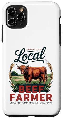 Unterstützen Sie Ihren lokalen Rinderbauer – Hochlandrinder – Vintage Hülle für iPhone 11 Pro Max Unterstützen Sie Ihren lokalen Rinderbauer – Hochlandrinder – Vintage Hülle für iPhone 11 Pro Max von Proud Beef Ranger - Celebrate Rural Lifestyle