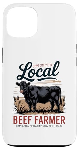 Unterstützen Sie Ihren lokalen Rinderbauer – Retro Beef Rancher Hülle für iPhone 13 von Proud Beef Ranger - Celebrate Rural Lifestyle