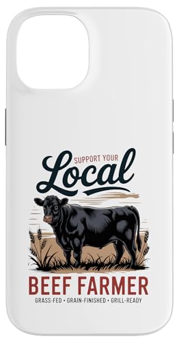 Unterstützen Sie Ihren lokalen Rinderbauer – Retro Beef Rancher Hülle für iPhone 14 von Proud Beef Ranger - Celebrate Rural Lifestyle