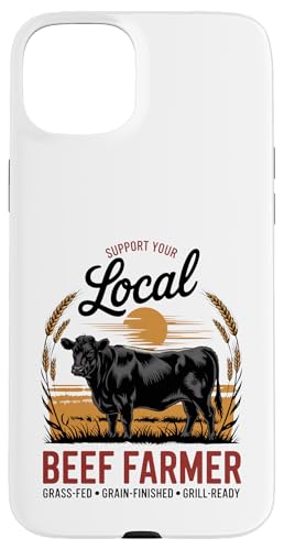 Unterstützen Sie Ihren lokalen Rindfleischbauer - Black Angus Hülle für iPhone 15 Plus Unterstützen Sie Ihren lokalen Rindfleischbauer - Black Angus Hülle für iPhone 15 Plus von Proud Beef Ranger - Celebrate Rural Lifestyle