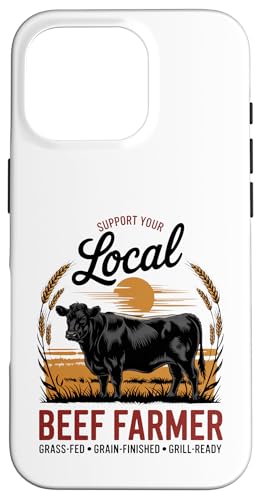 Unterstützen Sie Ihren lokalen Rindfleischbauer - Black Angus Hülle für iPhone 16 Pro Unterstützen Sie Ihren lokalen Rindfleischbauer - Black Angus Hülle für iPhone 16 Pro von Proud Beef Ranger - Celebrate Rural Lifestyle